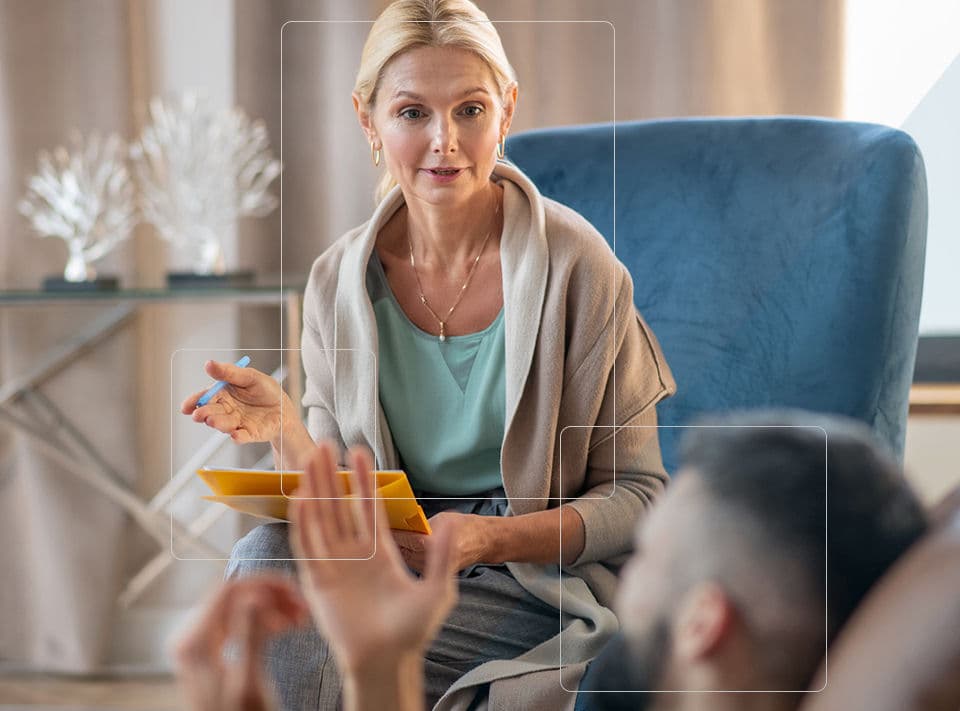 Therapy session at Amity Behavioral Health