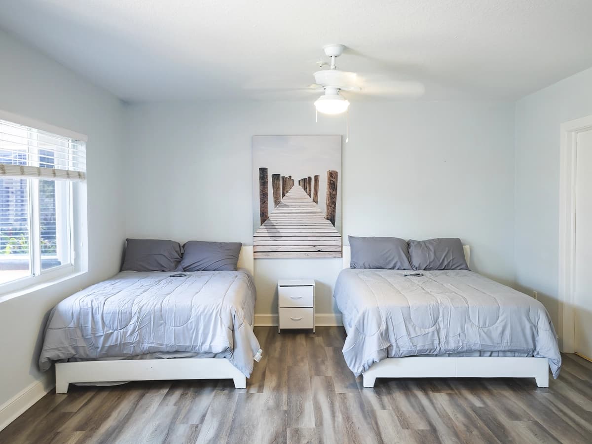 Comfortable patient rooms